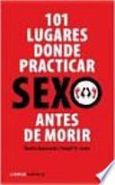 Libro 101 lugares donde practicar sexo antes de morir