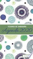 Libro 2020 Planificador - Tesoros de Sabiduría - Círculos Geométricos de Verde y Azul