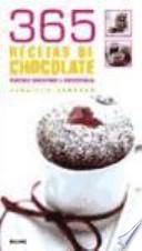 Libro 365 Recetas de chocolate