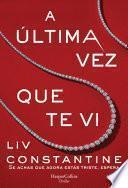 Libro A última vez que te vi