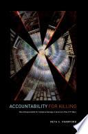 Libro Accountability for Killing