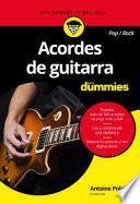 Libro Acordes de guitarra pop/rock para Dummies