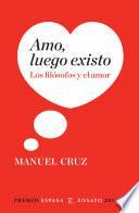 Libro Amo, luego existo