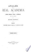 Libro Anales de la Academia de ciencias medicas, físicas y naturales de la Habana