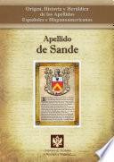 Libro Apellido de Sande