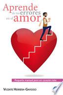 Libro Aprende de Tus Errores en el Amor