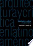 Libro Arquitectura y crítica en latinoamerica