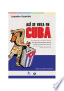 Libro Así se vota en Cuba