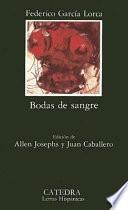 Libro Bodas de sangre