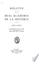 Libro Boletín de la Real Academia de la Historia