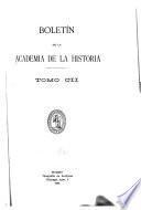 Libro Boletín de la Real Academia de la Historia