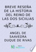 Libro Breve reseña de la historia del reino de las dos sicilias