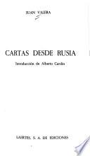 Libro Cartas desde Rusia