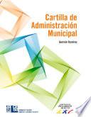 Libro Cartilla de administración municipal