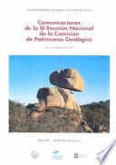 Libro Comunicaciones de la III Reunión Nacional de la Comisión de Patrimonio Geológico