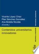 Libro Contenidos universitarios innovadores