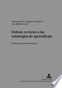 Libro Debate en torno a las estrategias de aprendizaje