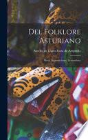 Libro Del folklore asturiano: Mitos, supersticiones, costumbres