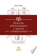 Libro Derecho administrativo y justicia constitucional