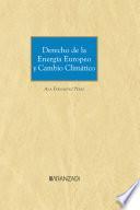 Libro Derecho de la energía europeo y cambio climático