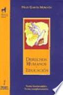 Libro Derechos humanos y educación