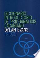 Libro Diccionario introductorio de psicoanálisis lacaniano