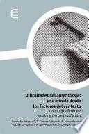 Libro Dificultades del aprendizaje: una mirada desde los factores del contexto