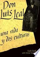 Libro Don Luis Leal