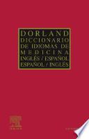 Libro Dorland diccionario de idiomas de medicina inglés-español