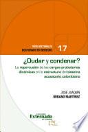 Libro ¿Dudar y condenar?