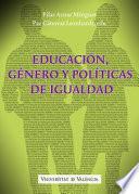 Libro Educación, género y políticas de igualdad