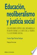 Libro Educación, neoliberalismo y justicia social