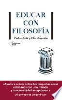 Libro Educar con filosofía