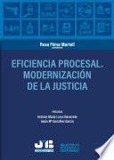 Libro Eficiencia procesal. Modernización de la Justicia