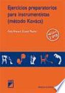 Libro Ejercicios preparatorios para instrumentistas (método kovács)