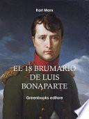 Libro El 18 Brumario de Luis Bonaparte