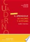 Libro El aprendizaje de valores y actitudes