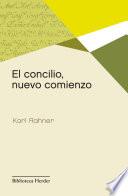 Libro El concilio, nuevo comienzo