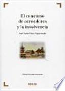 Libro El concurso de acreedores y la insolvencia