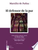 Libro El defensor de la paz