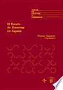 Libro El estado de bienestar en España