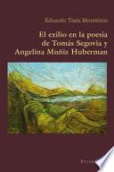 Libro El exilio en la poesa de Toms Segovia y Angelina Muiz Huberman / Exile in the Poetry of Toms Segovia and Angelina Muiz Huberman