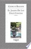 Libro El jardín de los Finzi-Contini