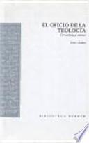 Libro El oficio de la teología