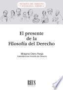 Libro El presente de la Filosofía del Derecho