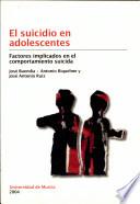 Libro El suicidio en adolescentes