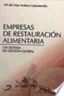 Libro Empresas de restauración alimentaria