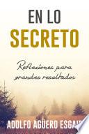 Libro En lo secreto