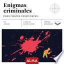 Libro Enigmas Criminales Para Mentes Perspicaces