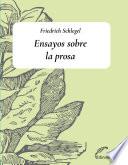 Libro Ensayos sobre la prosa